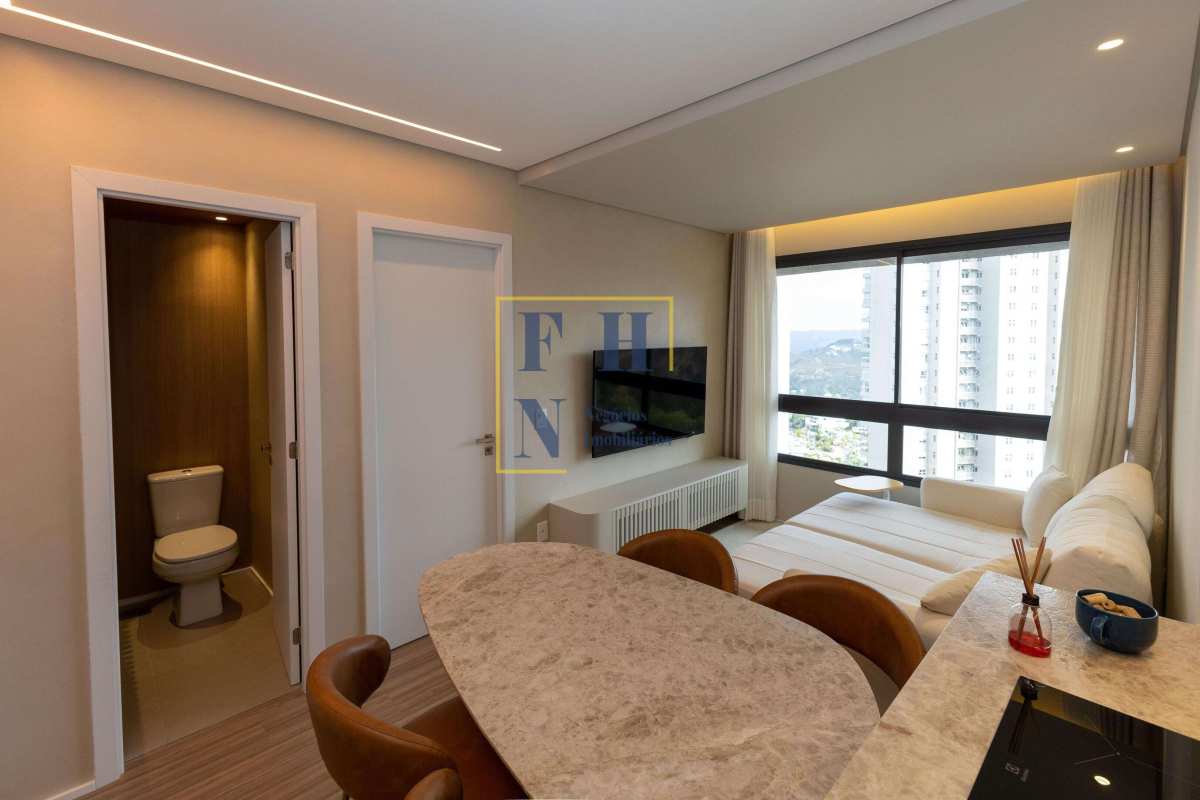 Apartamento à venda com 1 quarto, 55.00m² - Vila da Serra,Nova Lima