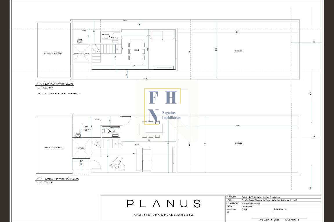 Apartamento à venda com 4 quartos, 130m² - Cidade Nova,Belo Horizonte