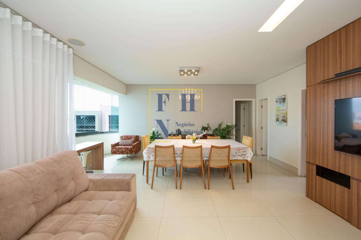 Apartamento à venda com 3 quartos, 118m² - Buritis,