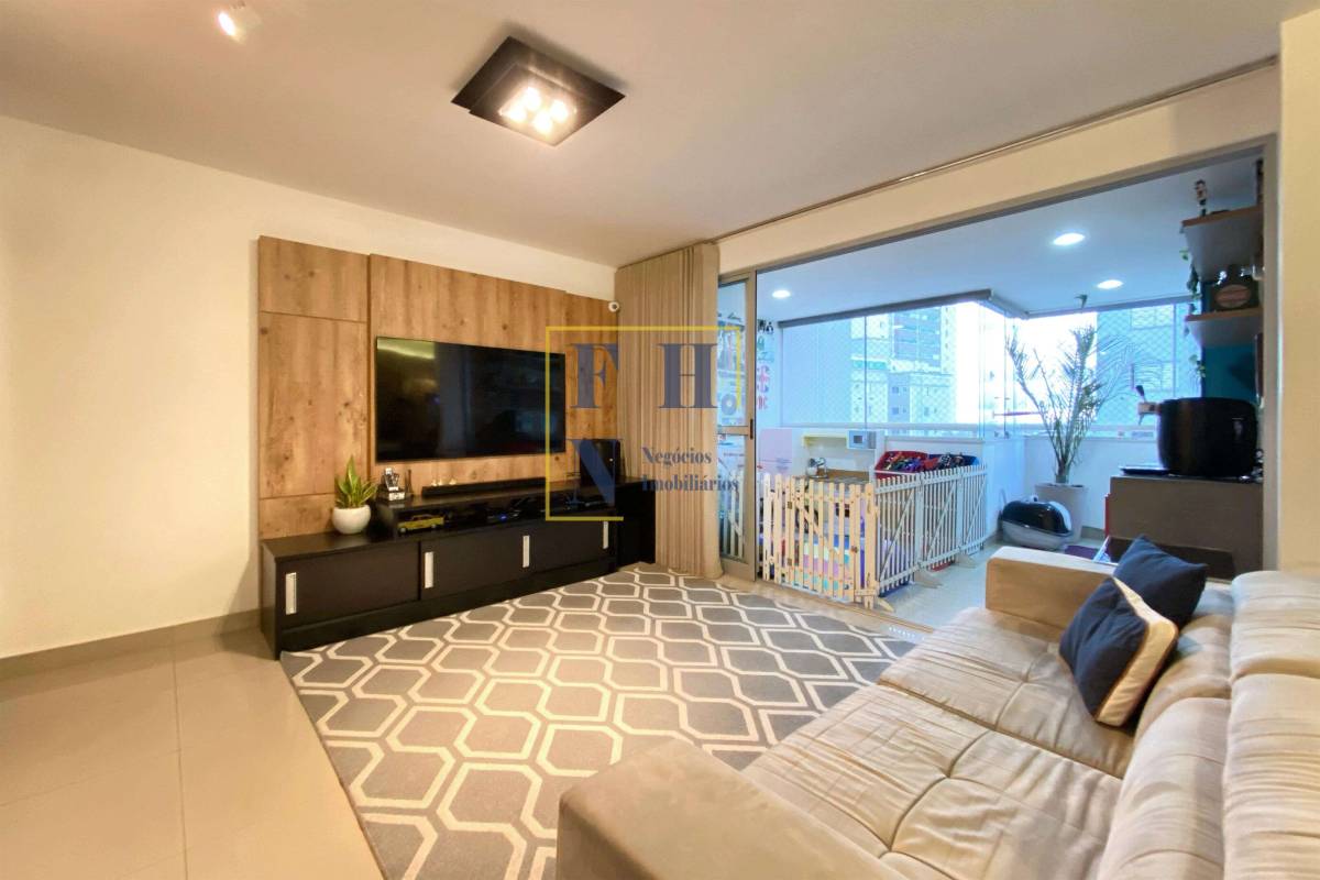 Apartamento à venda com 3 quartos, 119m² - Buritis,