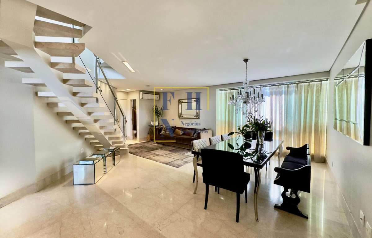Apartamento à venda com 4 quartos, 276m² - Funcionários,Belo Horizonte