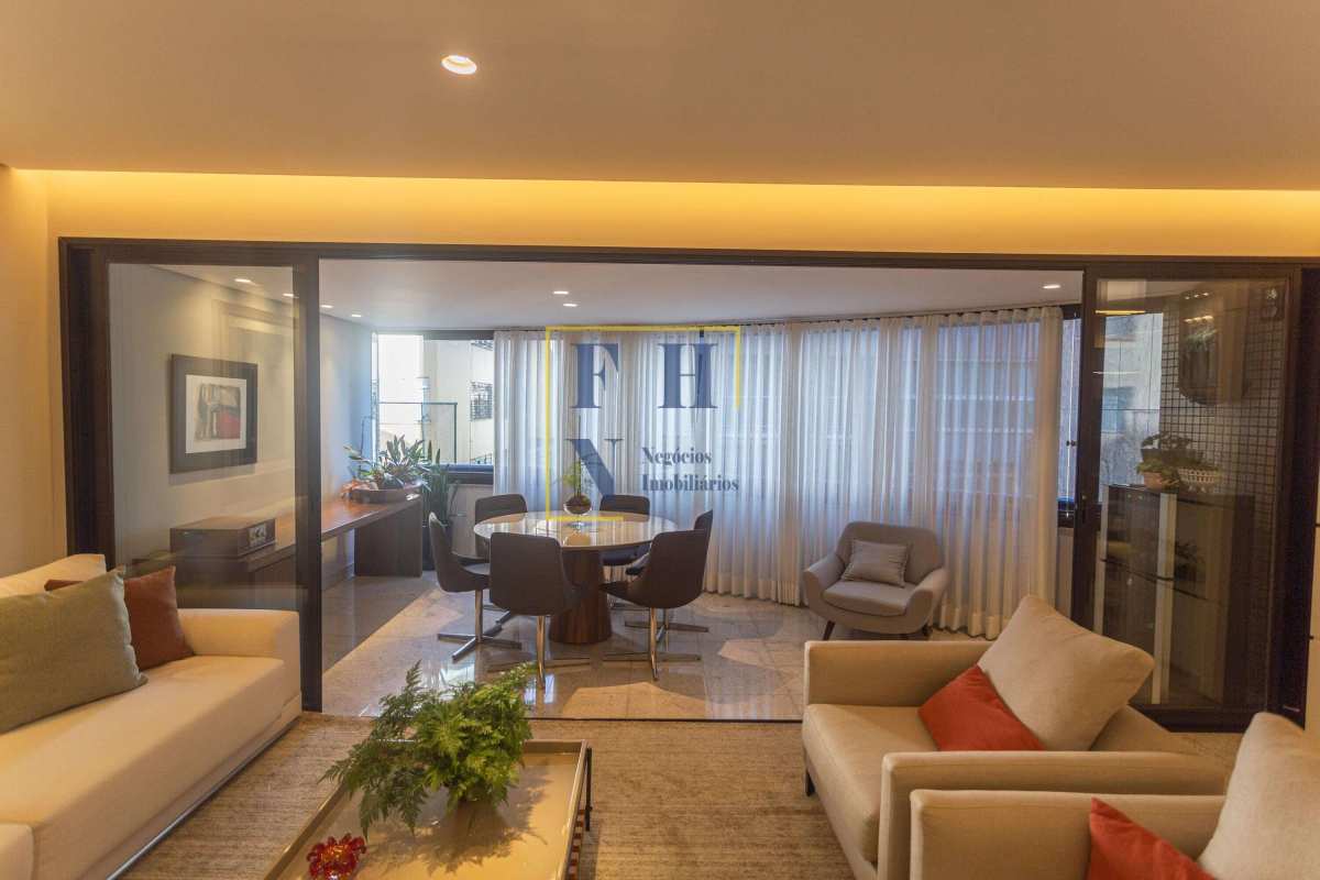 Apartamento à venda com 4 quartos, 150m² - Funcionários,Belo Horizonte