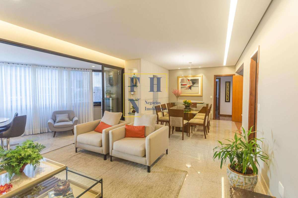 Apartamento à venda com 4 quartos, 150m² - Funcionários,Belo Horizonte