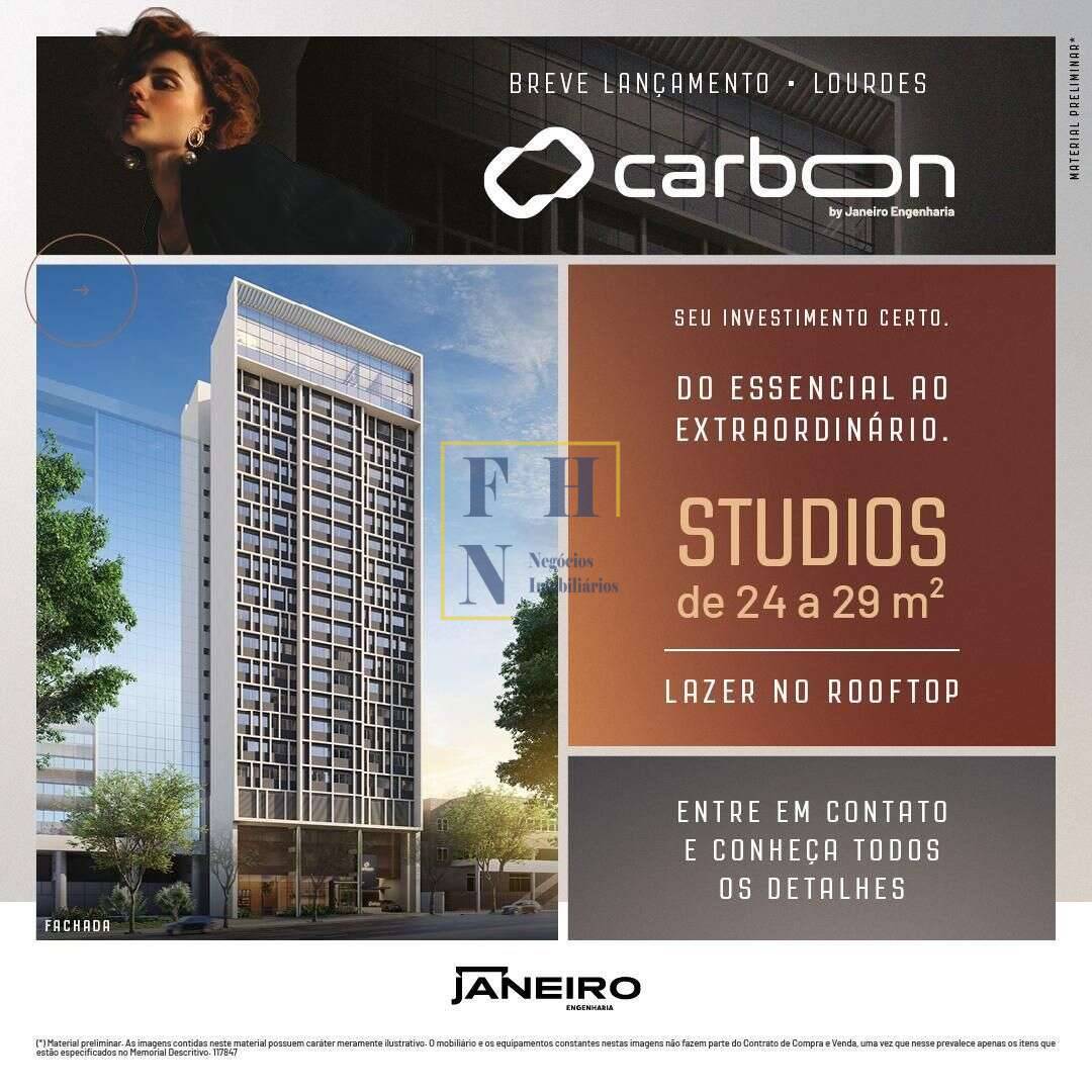 Apartamento à venda com 1 quarto, 24m² - Lourdes,