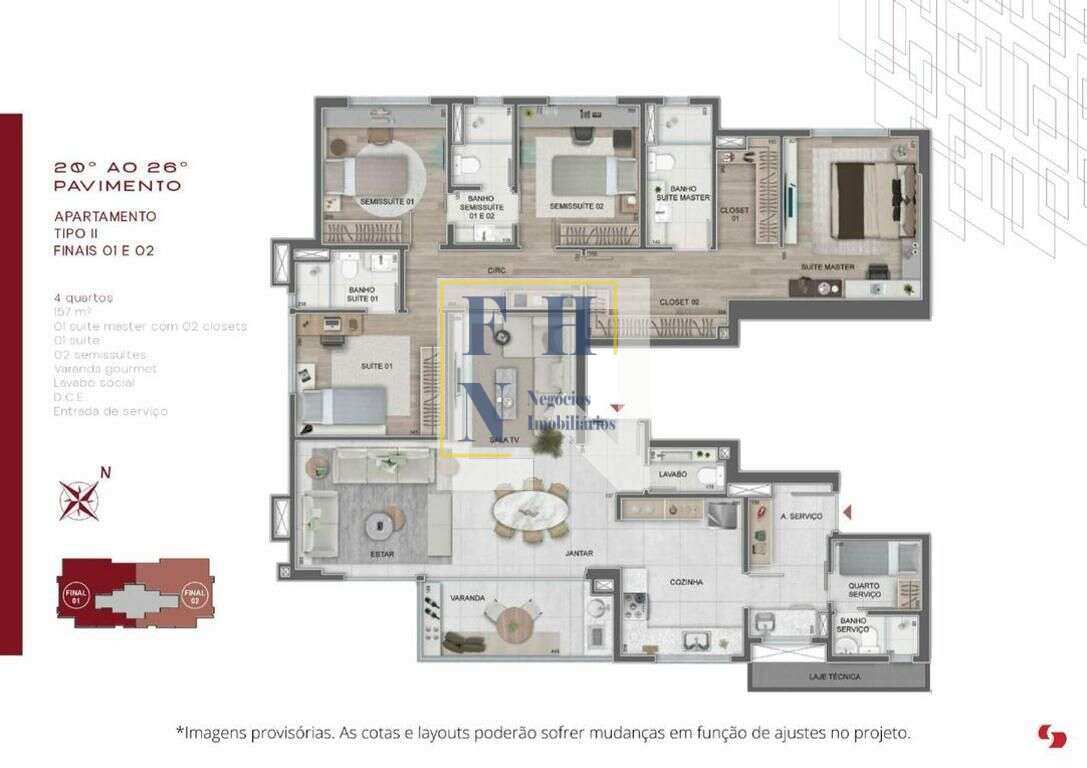 Apartamento à venda com 4 quartos, 157m² - Savassi,Belo Horizonte