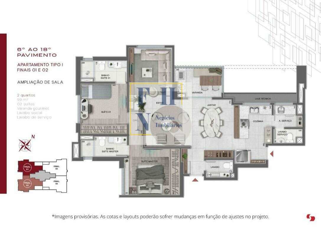  - Apartamento 3 Quartos à Venda na Savassi em Belo Horizonte