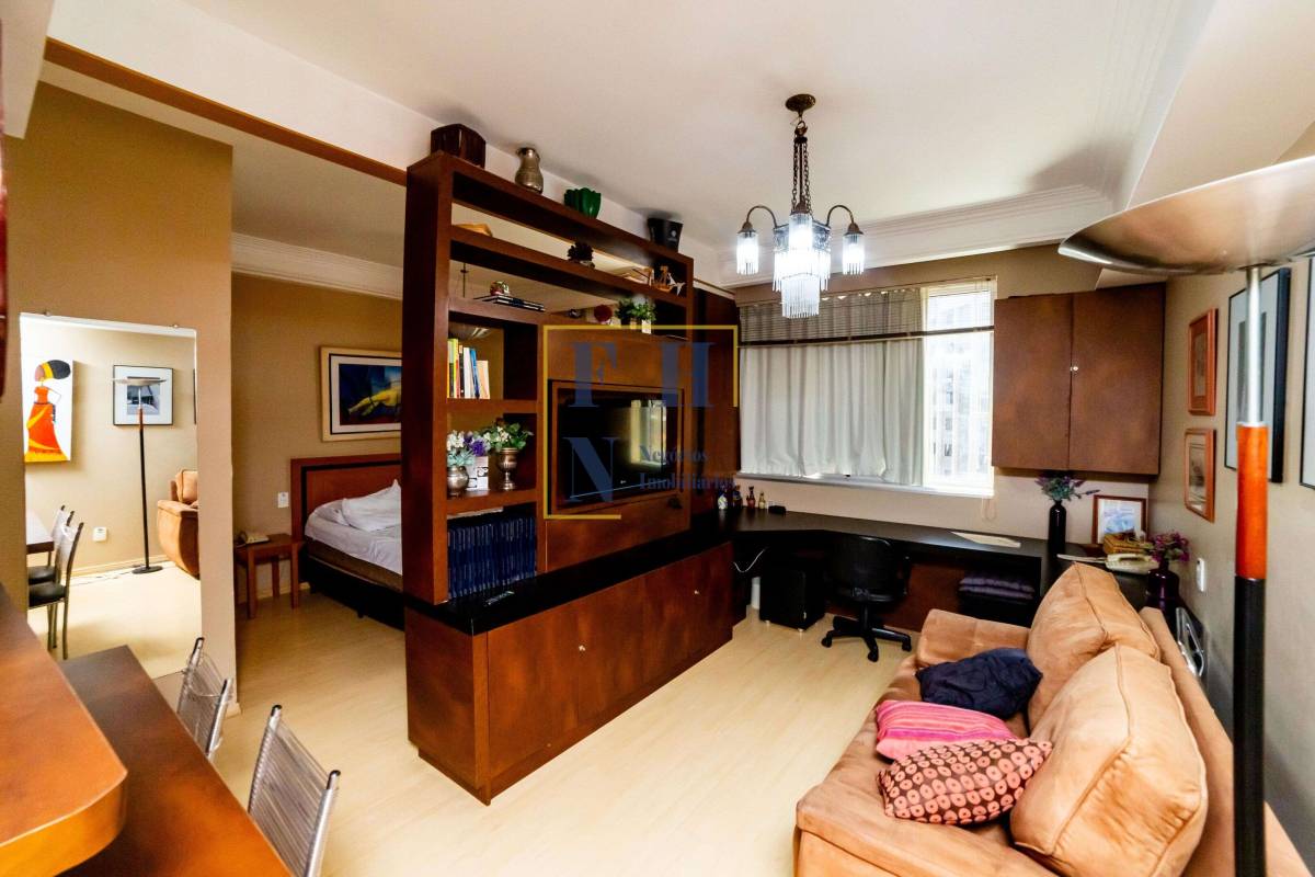 Apartamento à venda com 1 quarto, 38m² - Serra,