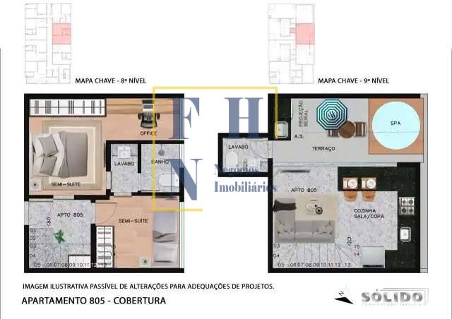  - Apartamento Garden 2 Quartos à Venda no Barro Preto em Belo Horizonte